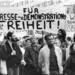 Demonstration auf dem Alexanderplatz für Pressefreiheit, 4. November 1989