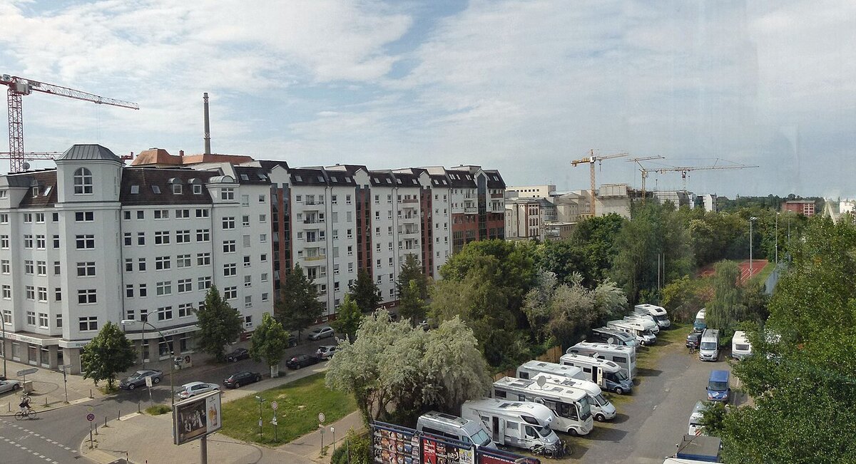 Blick auf die Boyenstraße von der Chausseestraße 2012