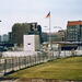 Soviet zone viewed from observation post at Checkpoint Charlie, 1982
