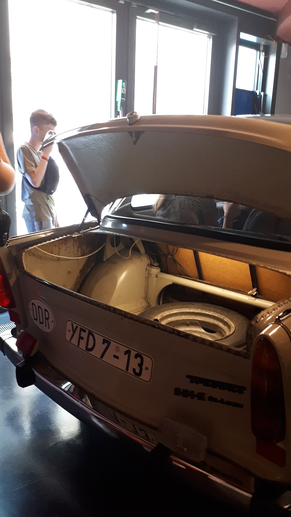 Trabant-Innenraum-Ausstellung im DDR Museum