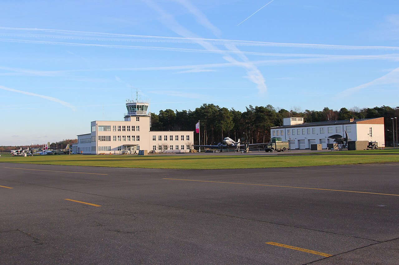 The control tower of the Military History Museum at Gatow airfield today