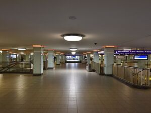 S-Bahnhof Potsdamer Platz: letzter Geisterbahnhof, der wiedereröffnet wurde (1992)