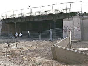 Der Gleim-Tunnel kurz nach der Wiedereröffnung, August 1990