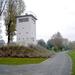 Grenzwachturm der Berliner Mauer in Nieder Neuendorf, von der Havel aus gesehen