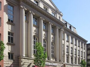 The Hansa Studios building, the Meistersaal at Köthener Straße 38, beside the former Wall