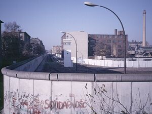 Die Berliner Mauer an der Heidelberger Straße, 1986