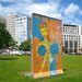 Painted Berlin Wall segment by Kiddy Citny at Potsdamer Platz / Leipziger Platz