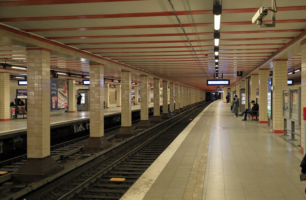 Nordbahnhof S-Bahn station platform