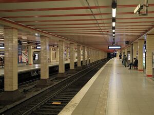 Bahnsteig des S-Bahnhofs Nordbahnhof