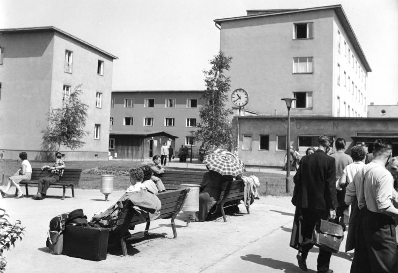 Flüchtlinge im Notaufnahmelager Marienfelde in den 1950er Jahren