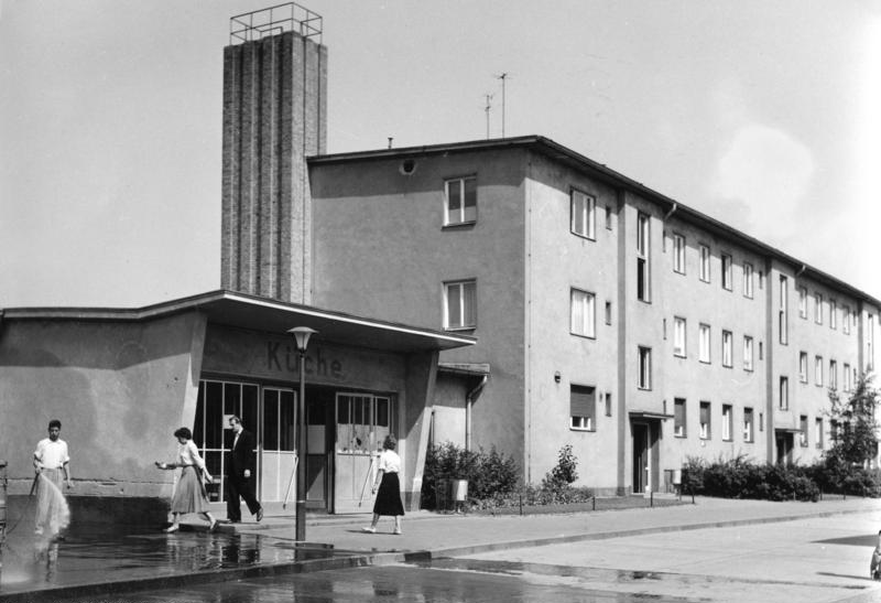 Das Küchengebäude im Notaufnahmelager Marienfelde