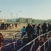 Crossing into West Germany, near Potsdamer Platz, 1989