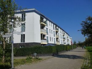 Hiltrud-Dudek-Weg in Rudow, Standort der Berliner Grenzanlagen von 1966 bis Mitte der 1980er Jahre
