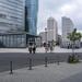 Potsdamer Platz mit Hochhäusern und Bahnhofseingängen, Berlin
