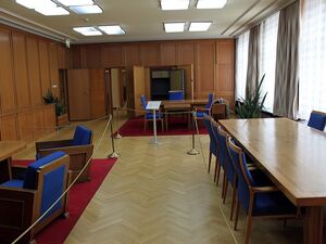 Das erhaltene Büro von Erich Mielke im Stasi Museum
