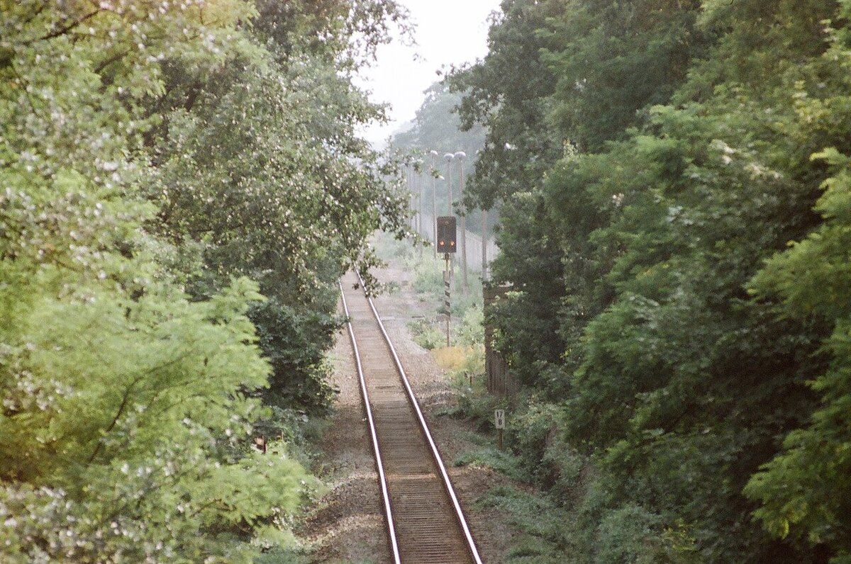 Steinstücken railway line to rest of West Berlin 1987