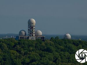 Verlassene NSA-Abhörstation auf dem Teufelsberg, einem künstlichen Hügel im Grunewald, Berlin