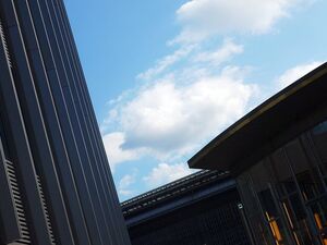 Gebäude in Berlin-Mitte, Friedrichstraße, Deutschland, Juli 2019