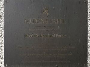 Gedenktafel für Reinhard Furrer, Brunnenstraße 135, Berlin-Gesundbrunnen
