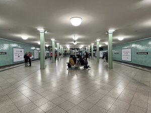 U-Bahnhof Alexanderplatz, Linie U8, entworfen von Alfred Grenander, 1926-1930