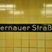 Bahnsteig des U-Bahnhofs Bernauer Straße, Berlin-Mitte