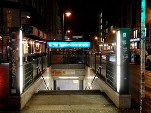 U-Bahnhof Weinmeisterstraße, Linie U8, Berlin
