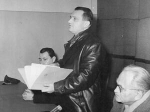 DDR-Pressekonferenz zur Präsentation des aufgedeckten Tunnels an der Wollankstraße, 1962