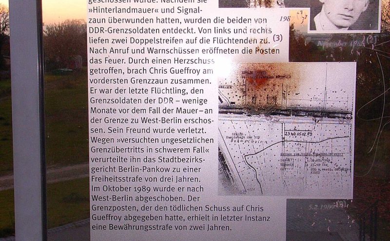 Chris Gueffroy Gedenkzeichen