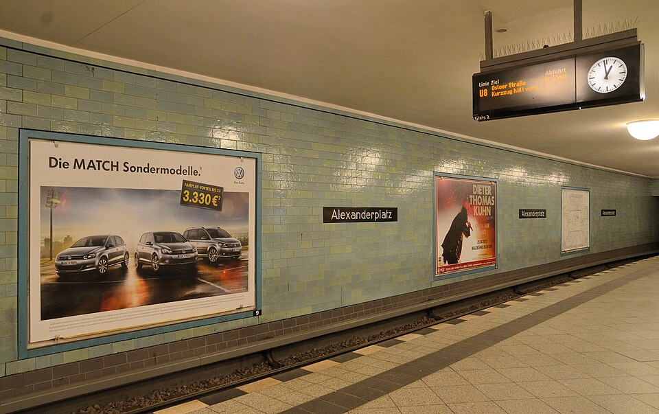 U-Bahnhof Alexanderplatz (U8)